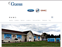 Tablet Screenshot of buyguess.com